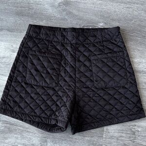 Mayoral Black Quilted Girls Shorts